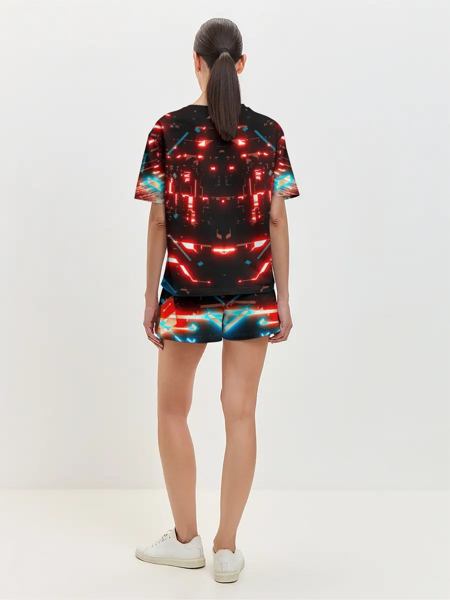 Женская пижама с шортами / Neon Lights