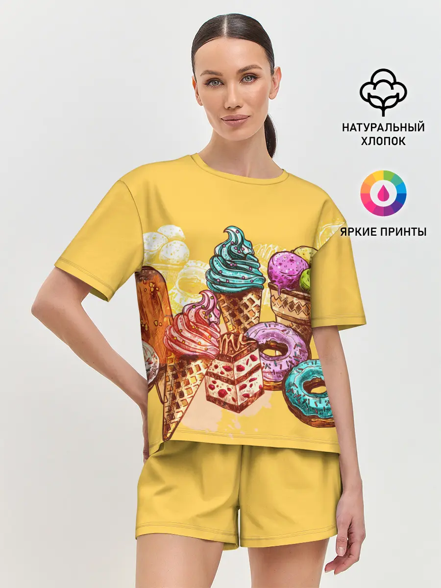 Женская пижама с шортами / Candy