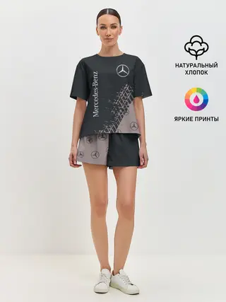 Женская пижама с шортами / MERCEDES / МЕРСЕДЕС