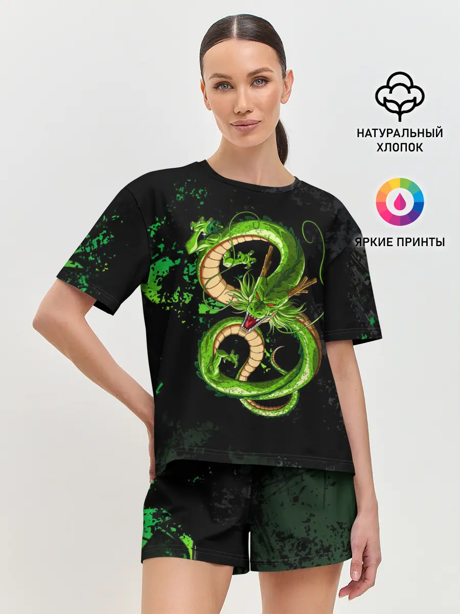 Женская пижама с шортами / Шар дракона