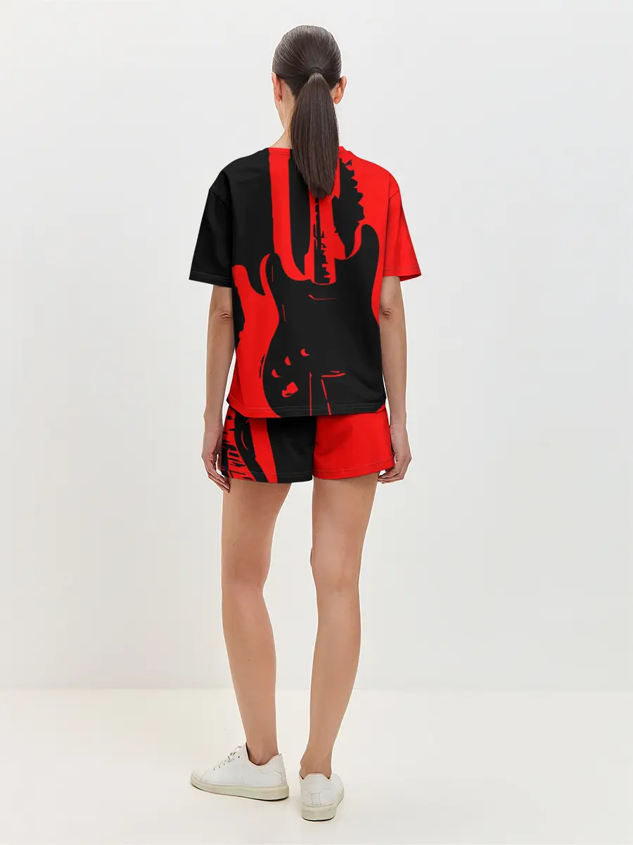 Женская пижама с шортами / Deep Purple