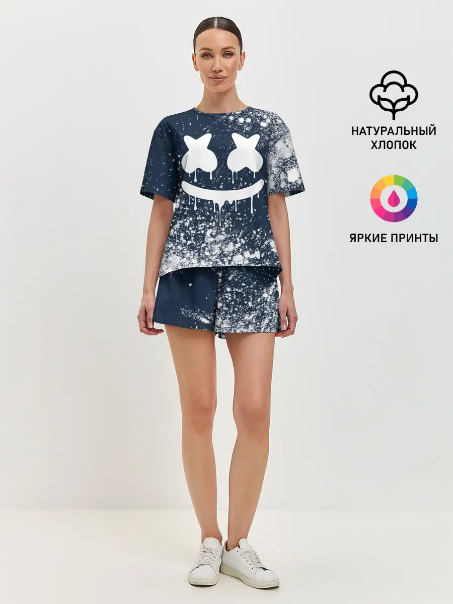 Женская пижама с шортами / MARSHMELLO / МАРШМЕЛЛОУ
