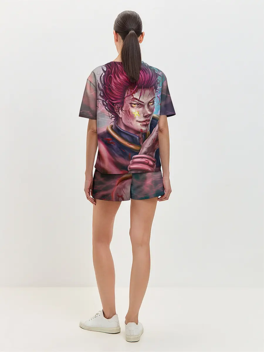 Женская пижама с шортами / Хисока Мороу реалистичный арт