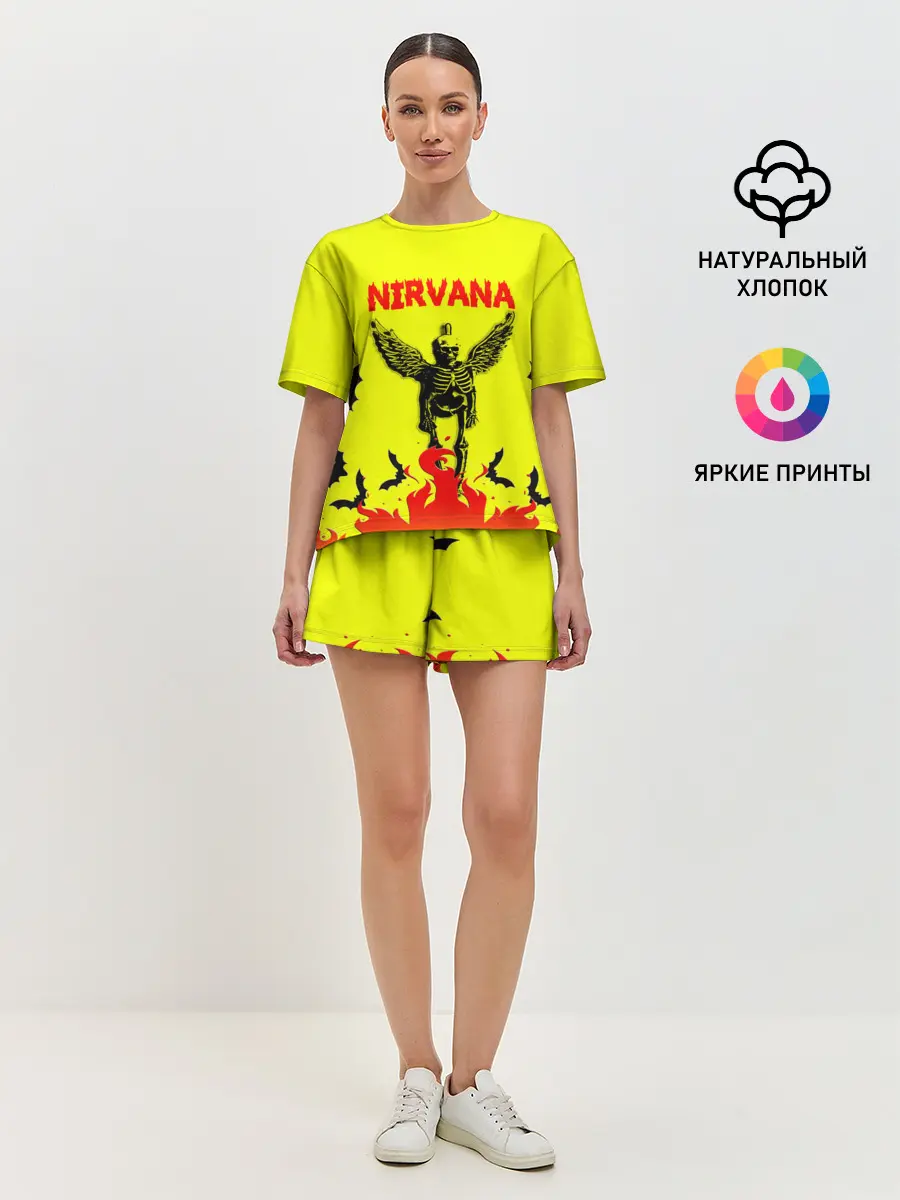 Женская пижама с шортами / NIRVANA