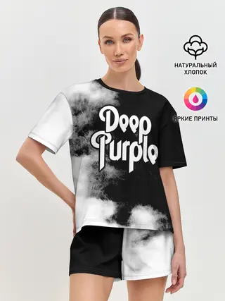 Женская пижама с шортами / Deep Purple