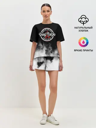 Женская пижама с шортами / Deep Purple