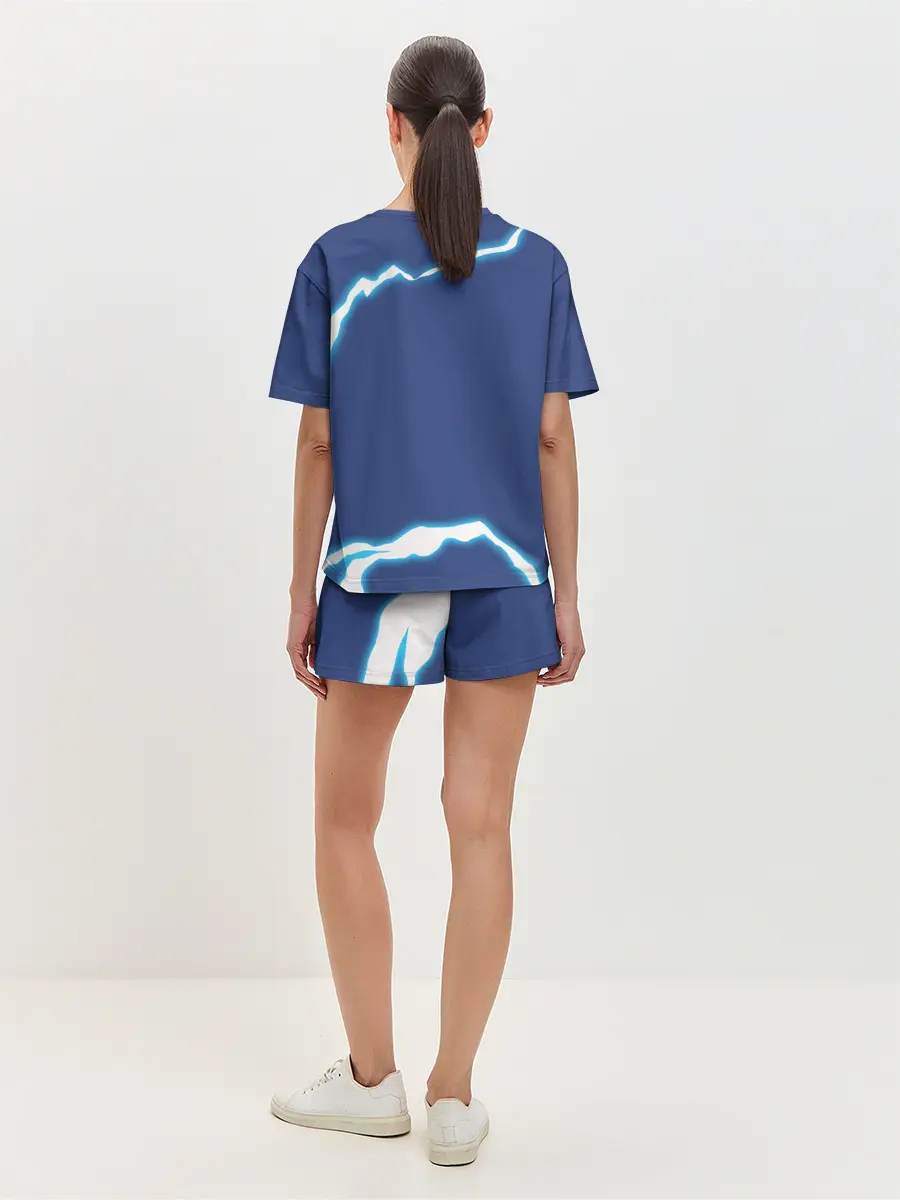 Женская пижама с шортами / Молния HH Киллуа Золдик