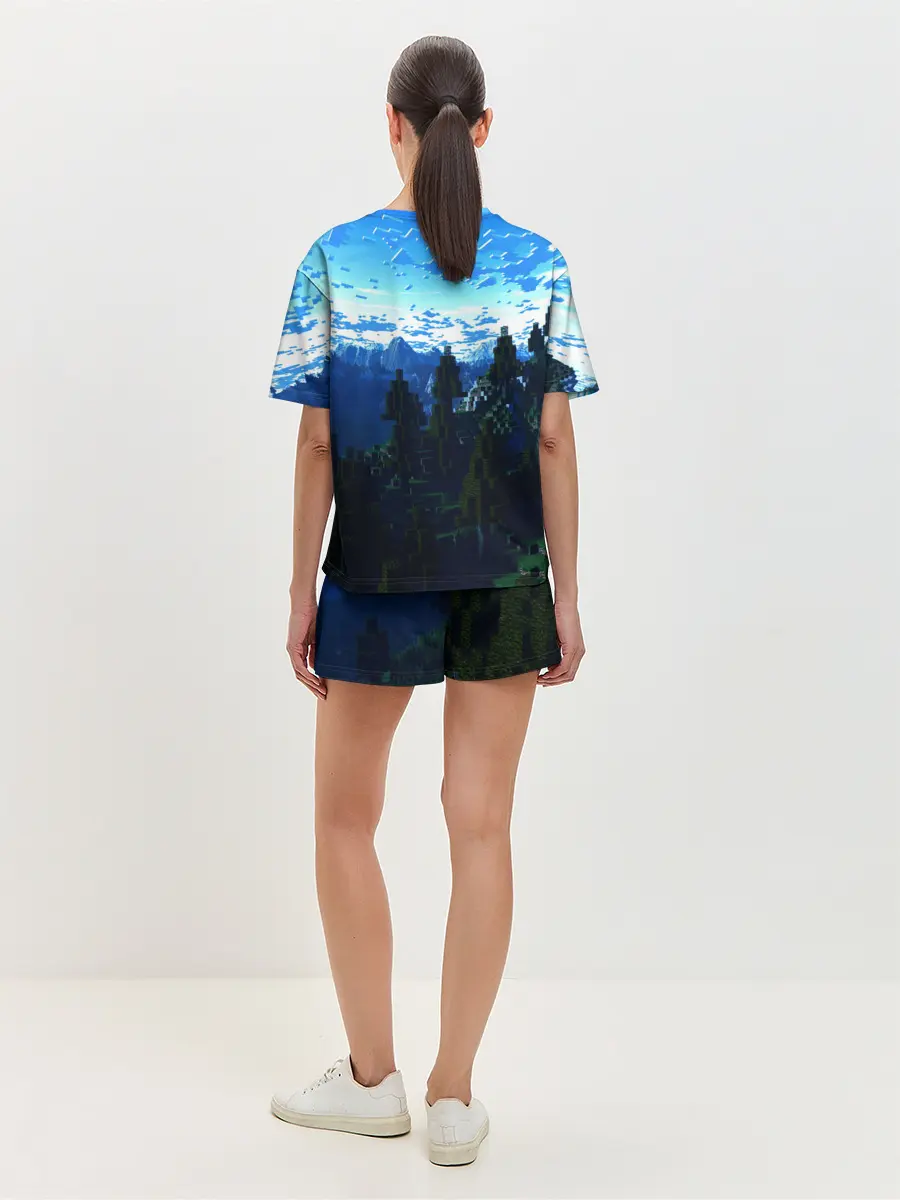 Женская пижама с шортами / Minecraft / Майнкрафт