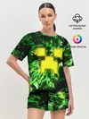 Женская пижама с шортами / Minecraft / Майнкрафт