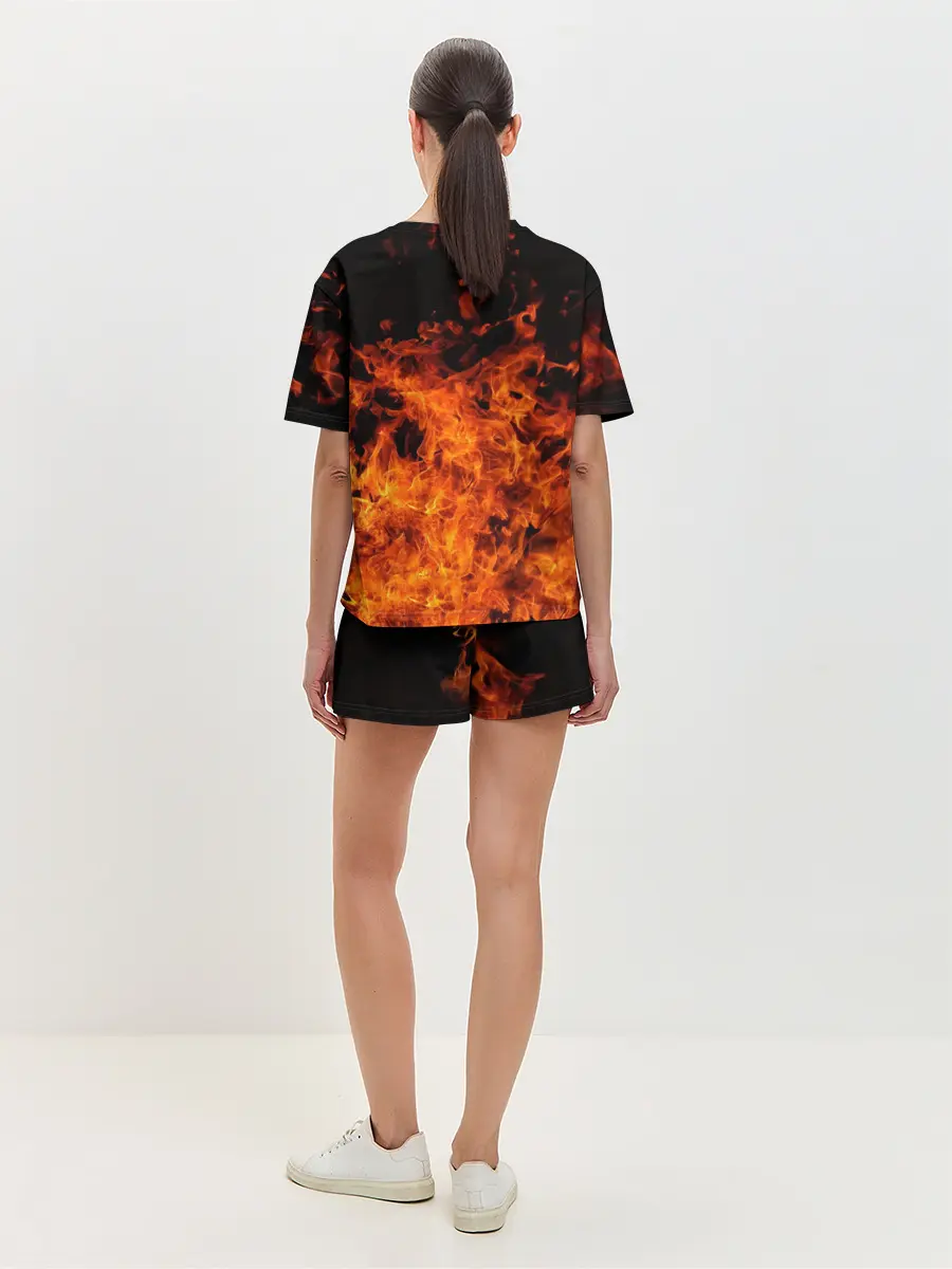 Женская пижама с шортами / RAMMSTEIN