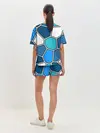 Женская пижама с шортами / Ледяной витраж