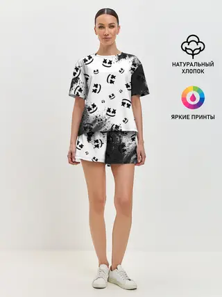 Женская пижама с шортами / MARSHMELLO / МАРШМЕЛЛОУ
