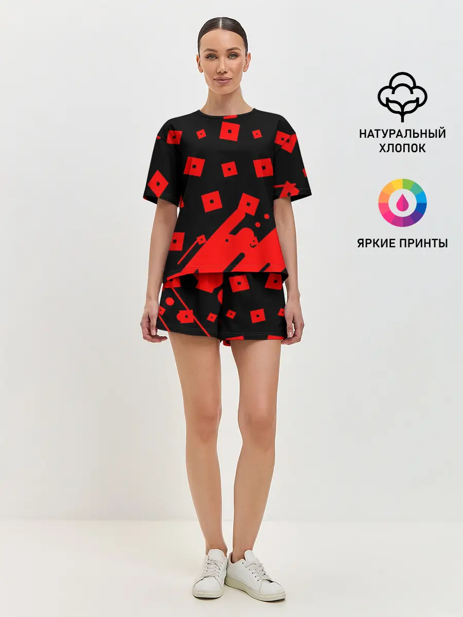 Женская пижама с шортами / ROBLOX / РОБЛОКС