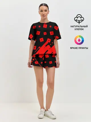 Женская пижама с шортами / ROBLOX / РОБЛОКС