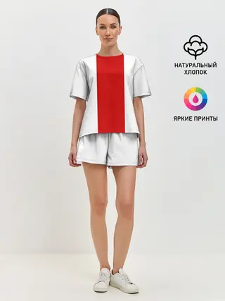 Женская пижама с шортами / Флаг Беларуси