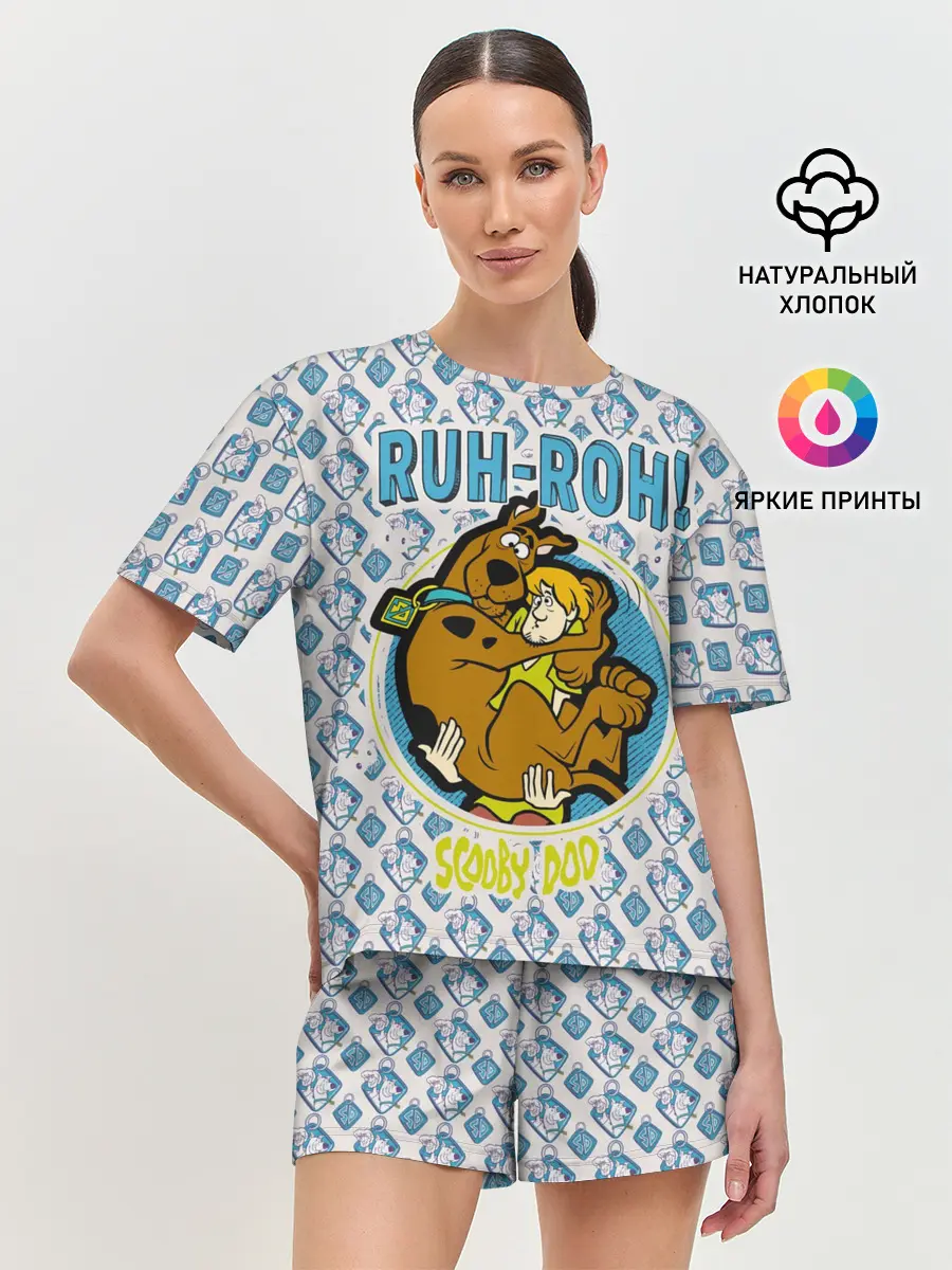 Женская пижама с шортами / Ruh-Roh!