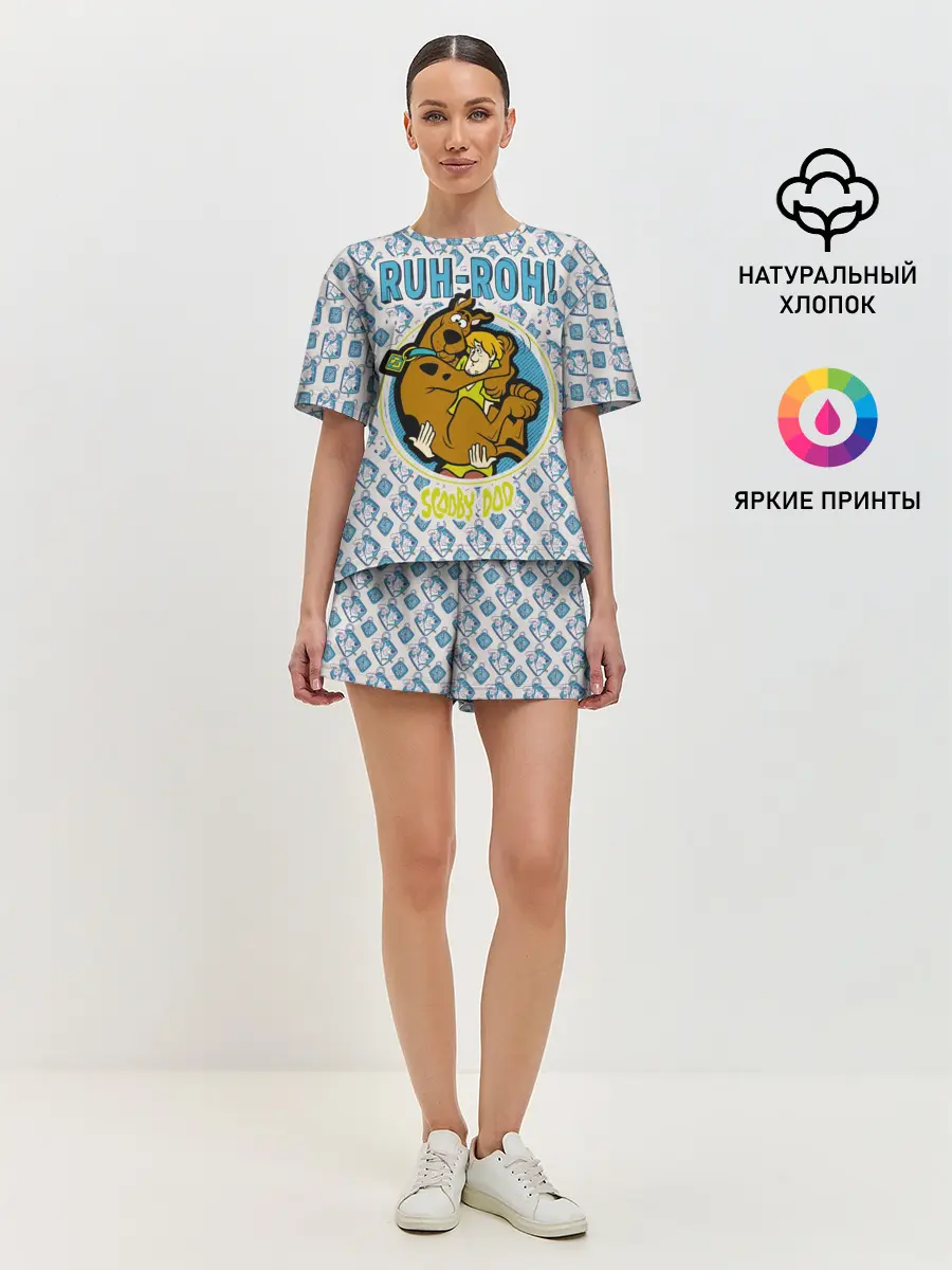 Женская пижама с шортами / Ruh-Roh!