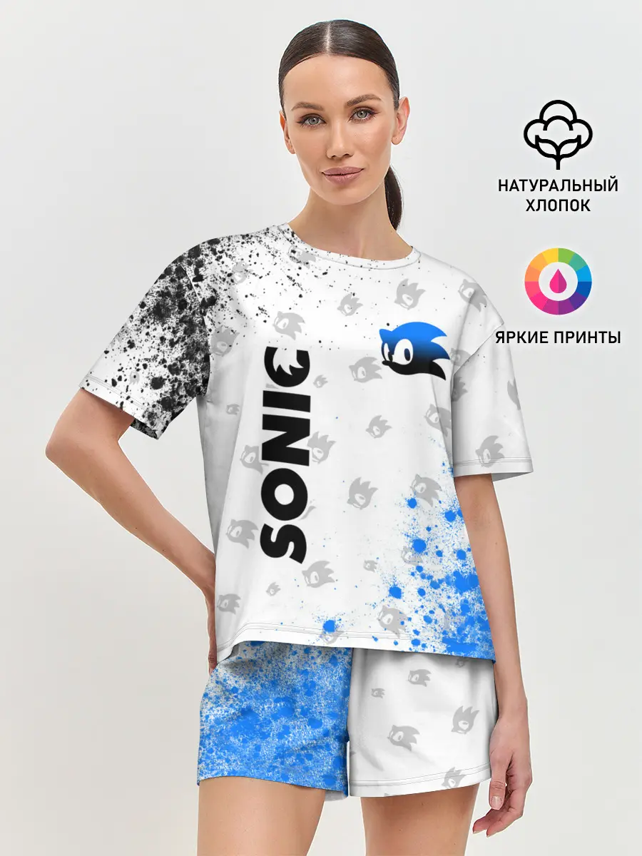 Женская пижама с шортами / СОНИК / SONIC