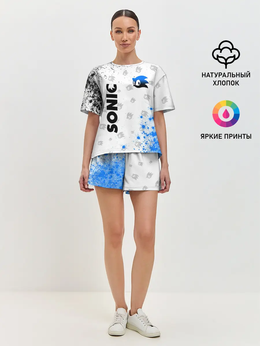 Женская пижама с шортами / СОНИК / SONIC