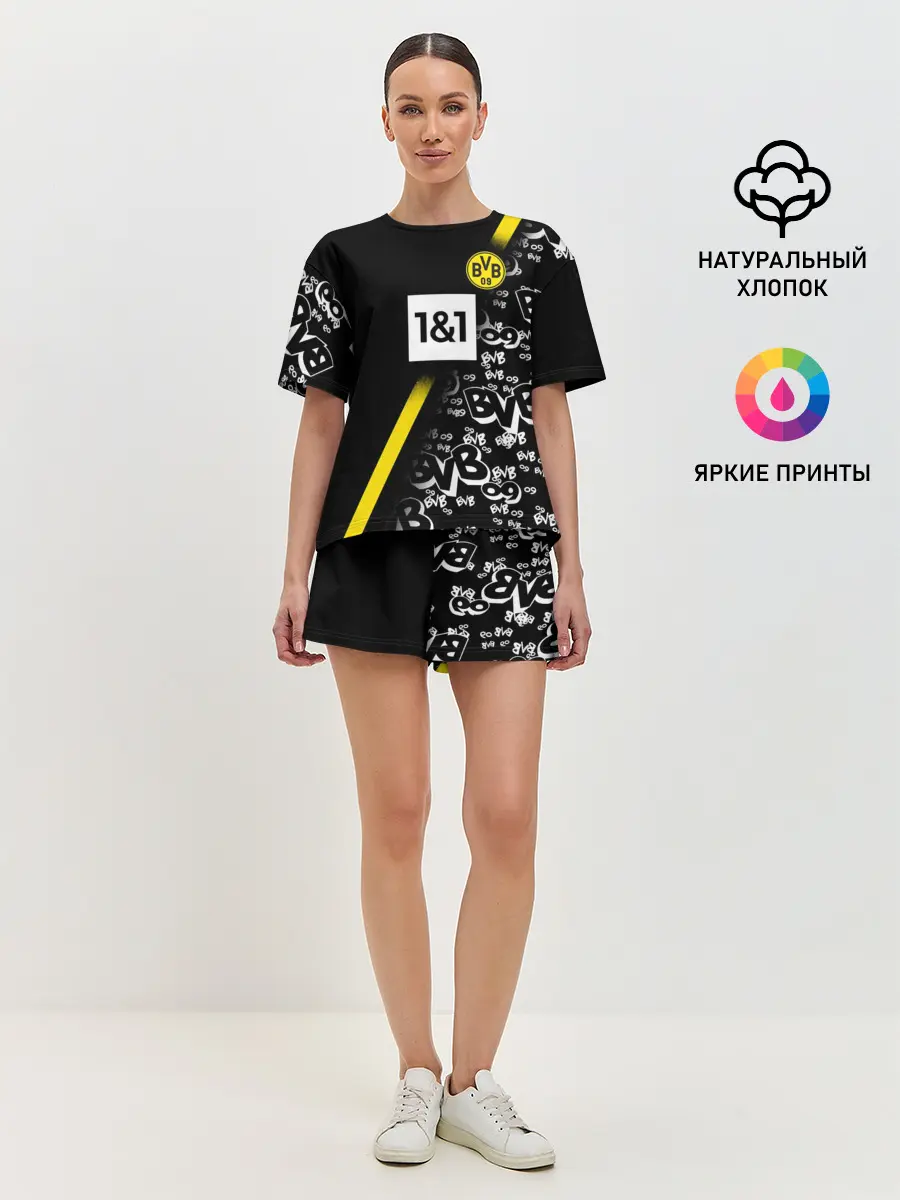 Женская пижама с шортами / Dortmund 2020/2021 ФОРМА