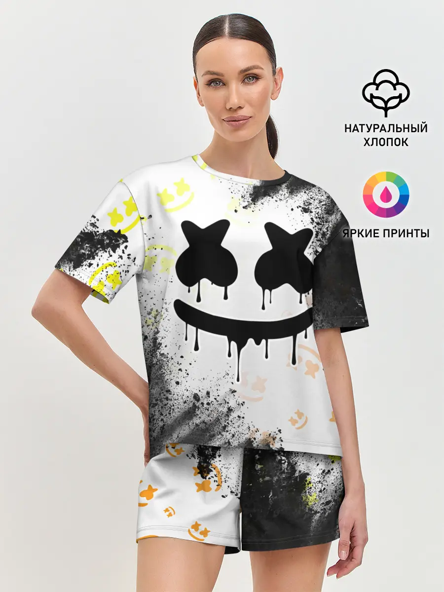 Женская пижама с шортами / MARSHMELLO / МАРШМЕЛЛОУ