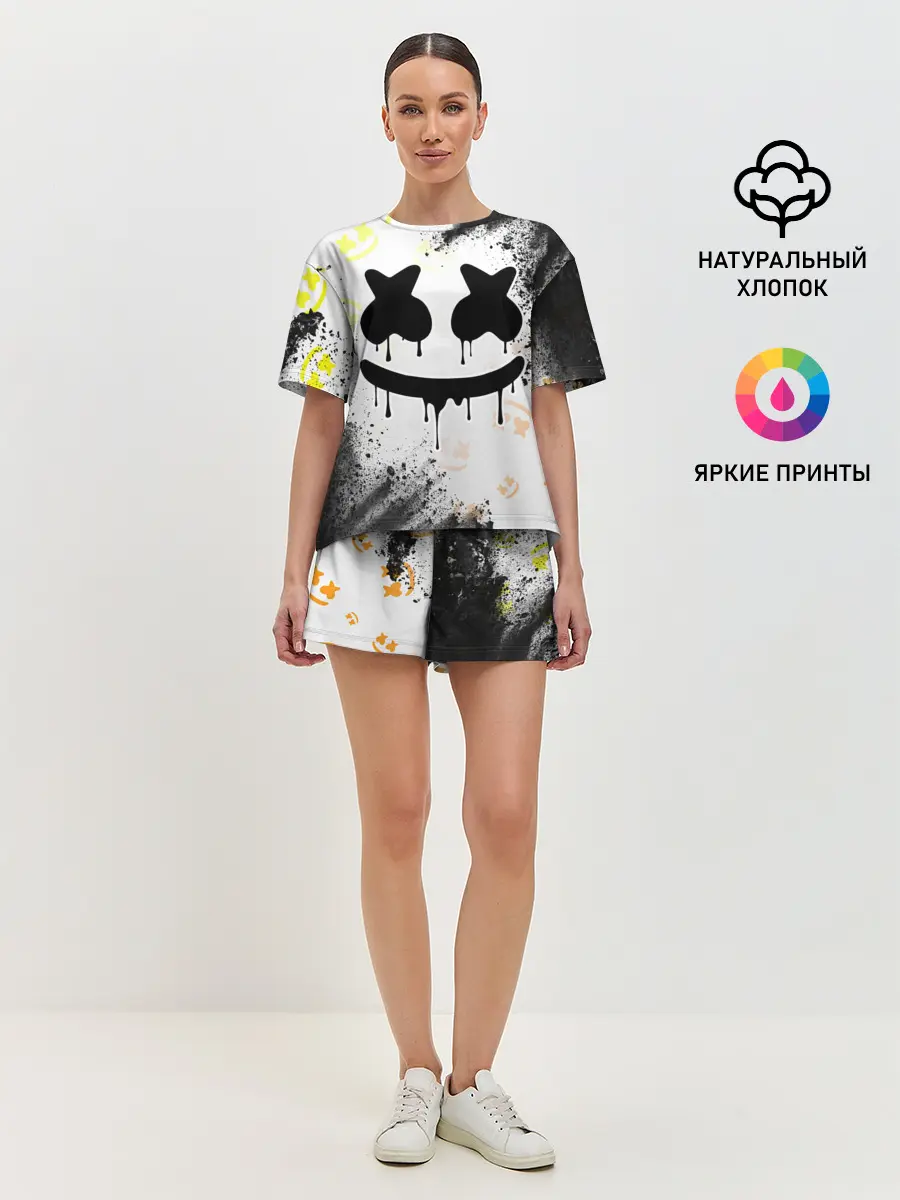 Женская пижама с шортами / MARSHMELLO / МАРШМЕЛЛОУ