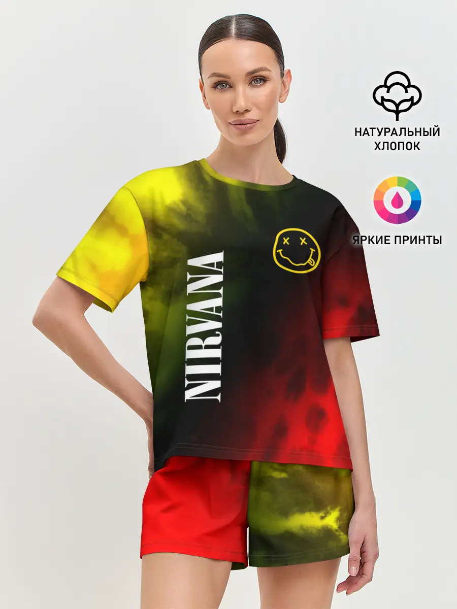 Женская пижама с шортами / NIRVANA / НИРВАНА
