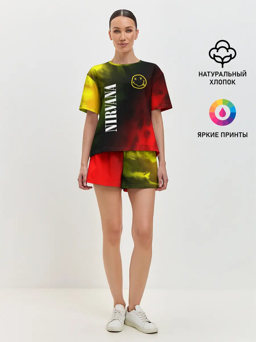 Женская пижама с шортами / NIRVANA / НИРВАНА