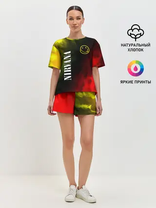 Женская пижама с шортами / NIRVANA / НИРВАНА