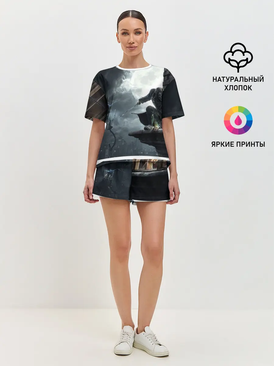 Женская пижама с шортами / Dishonored