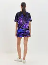 Женская пижама с шортами / Фрактал линии