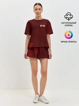 Женская пижама с шортами / AC DС