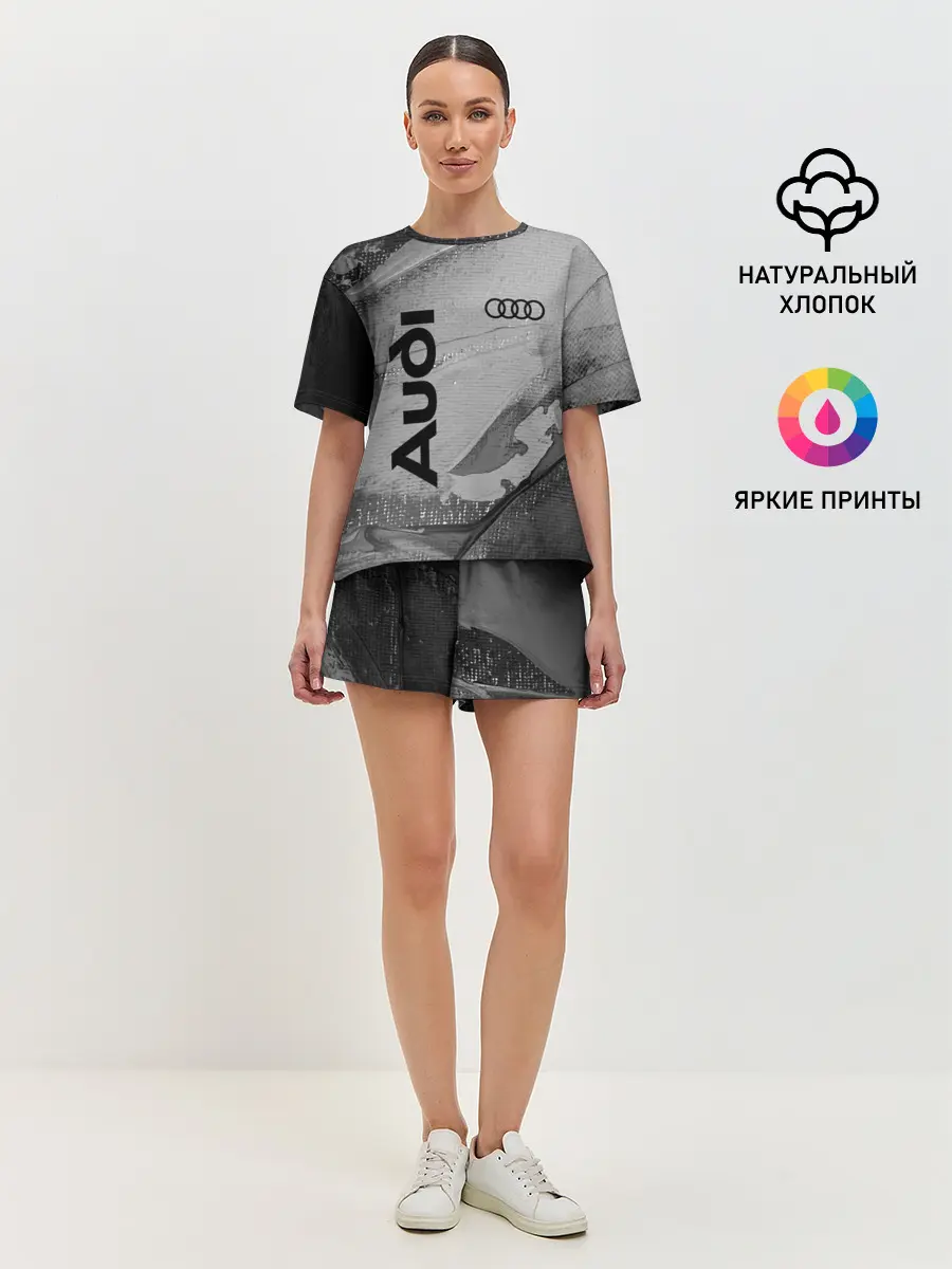 Женская пижама с шортами / AUDI / АУДИ