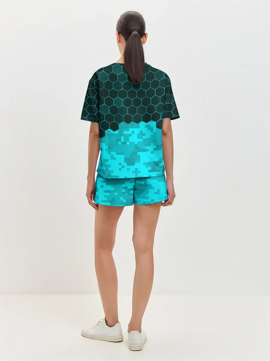 Женская пижама с шортами / MINECRAFT / МАЙНКРАФТ