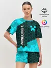 Женская пижама с шортами / MINECRAFT / МАЙНКРАФТ