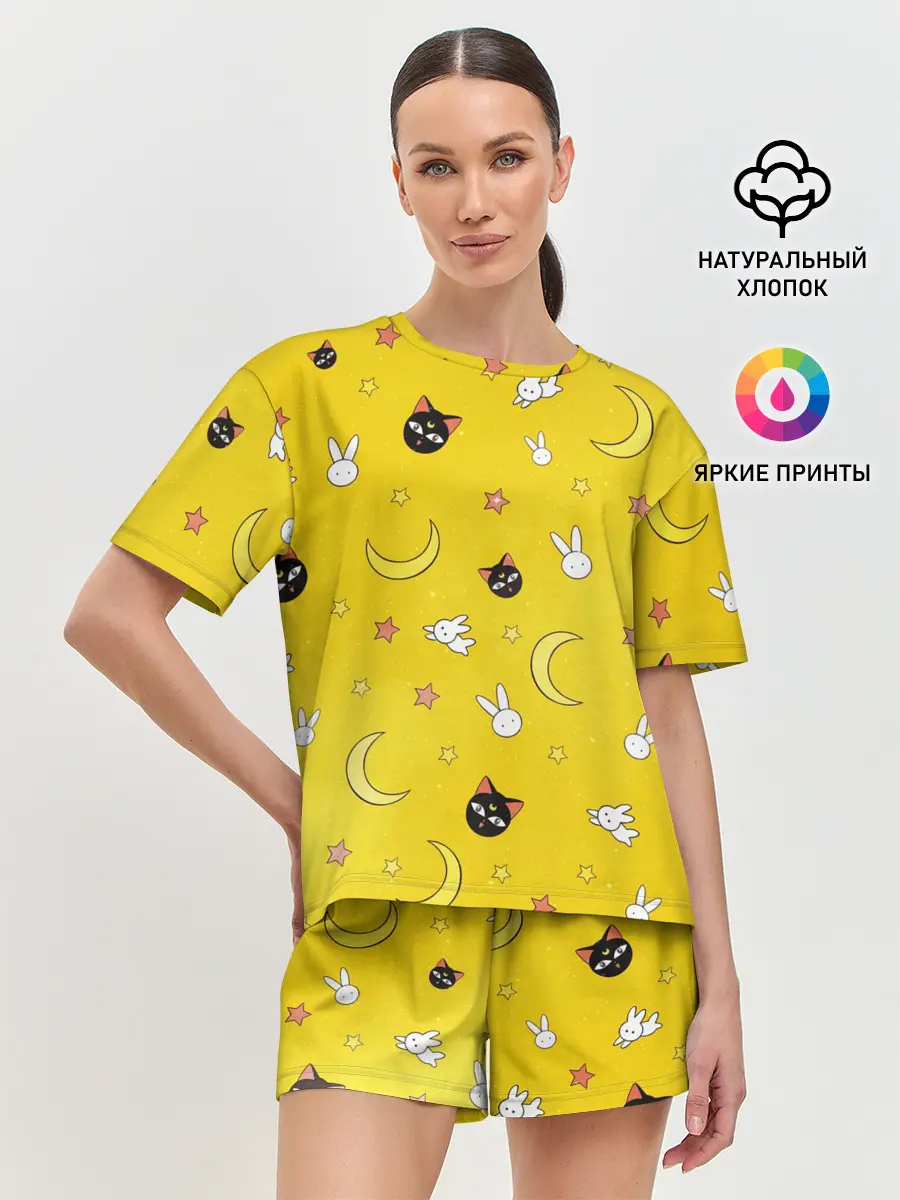 Женская пижама с шортами / СЕЙЛОР МУН