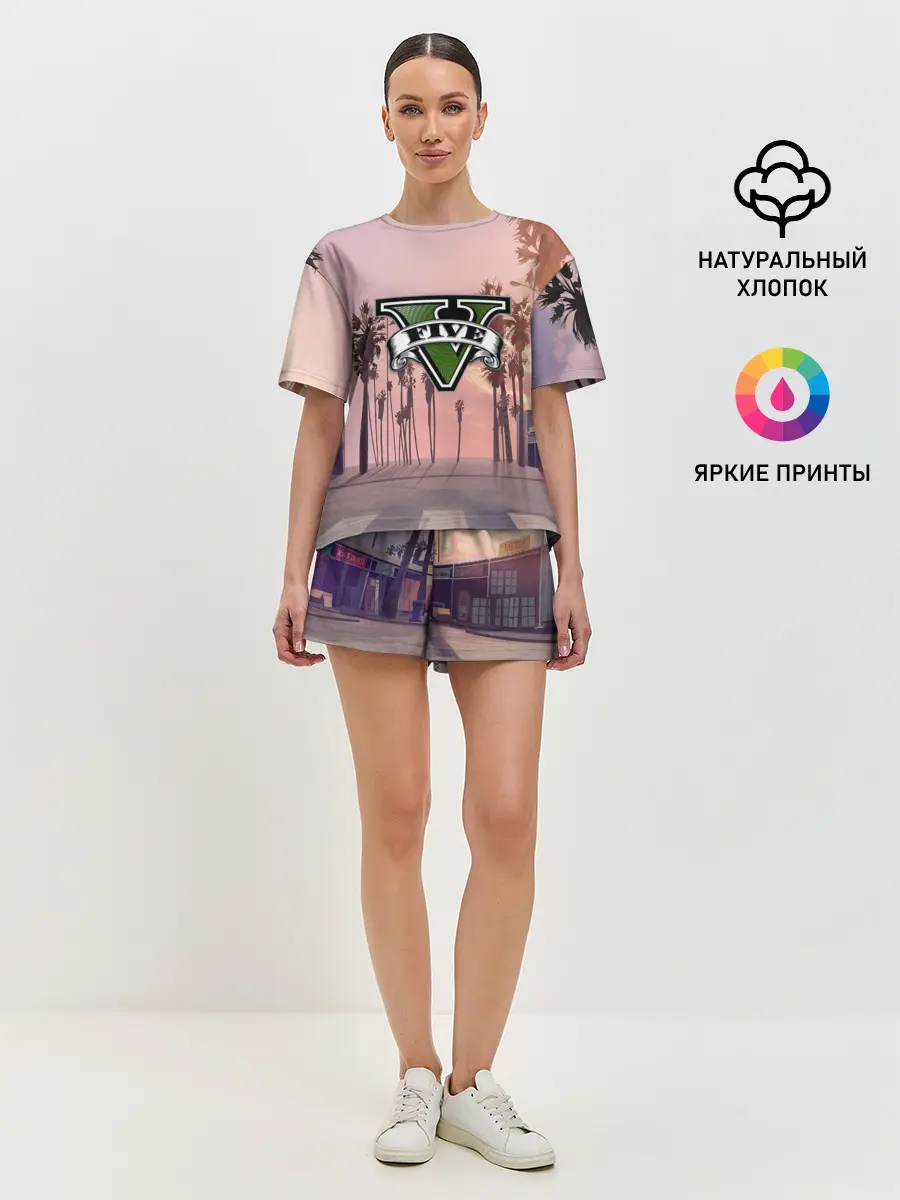 Женская пижама с шортами / GTA