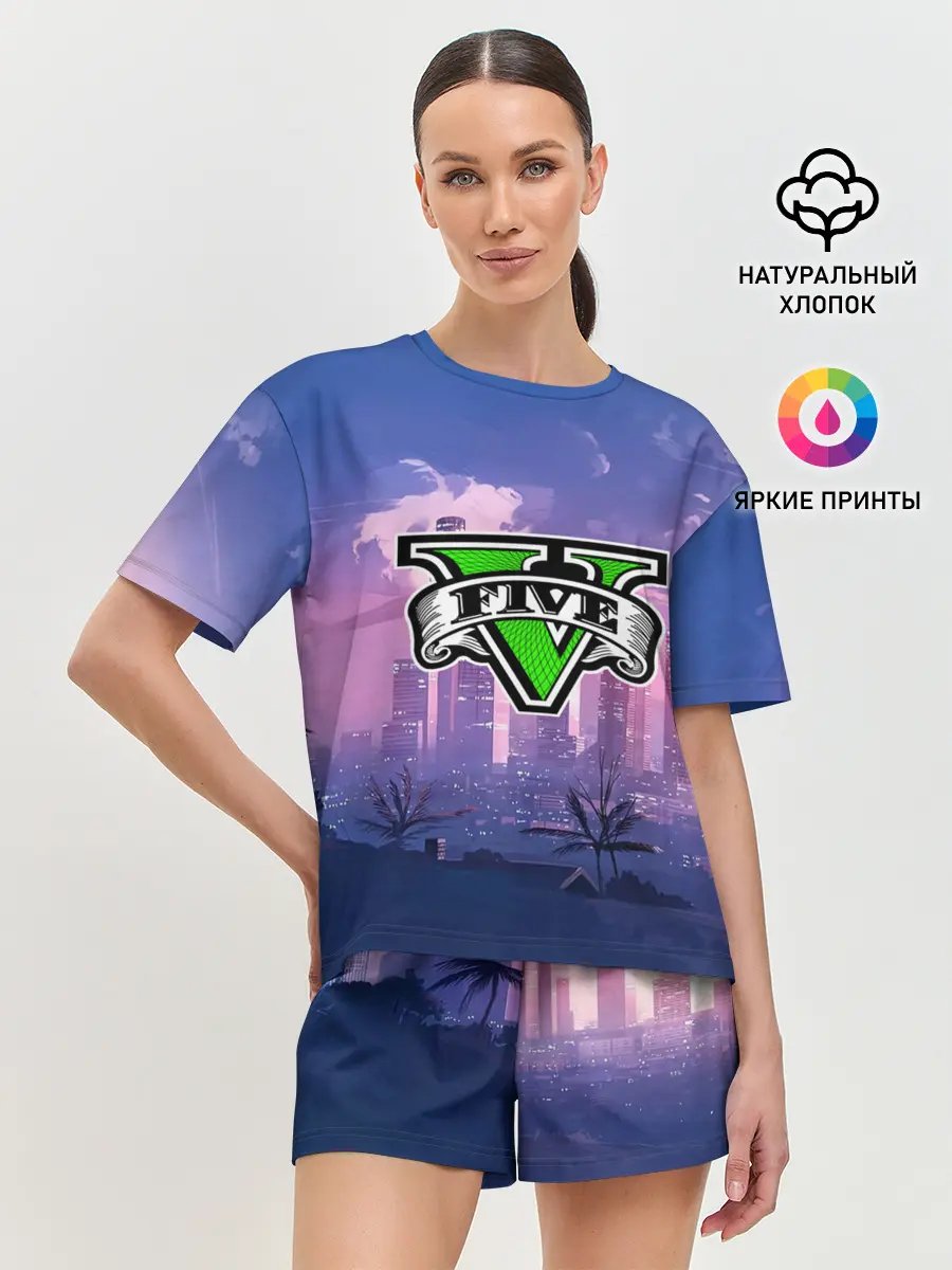 Женская пижама с шортами / GTA