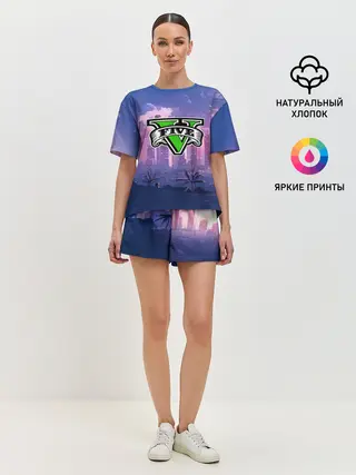 Женская пижама с шортами / GTA