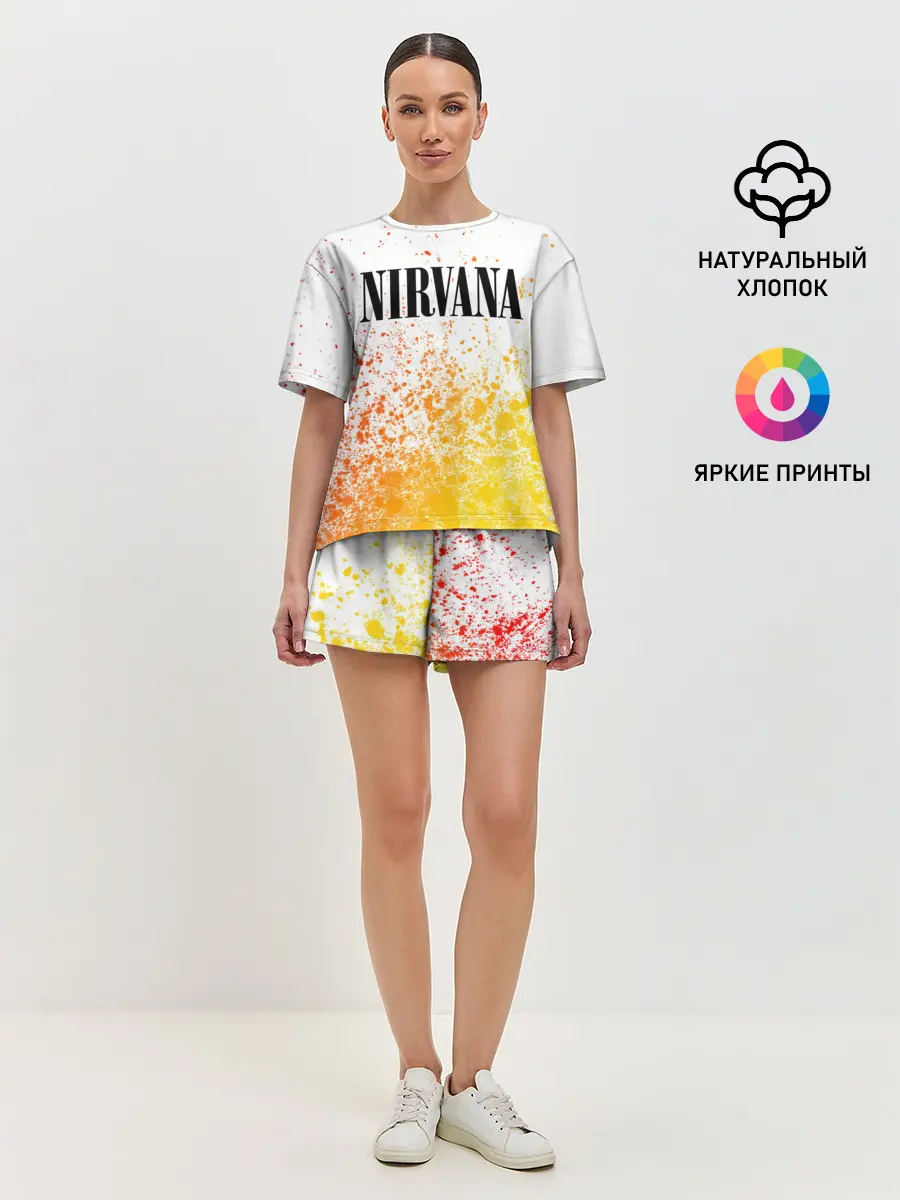 Женская пижама с шортами / NIRVANA / НИРВАНА