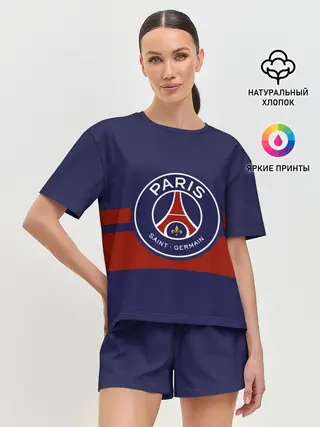 Женская пижама с шортами / PSG