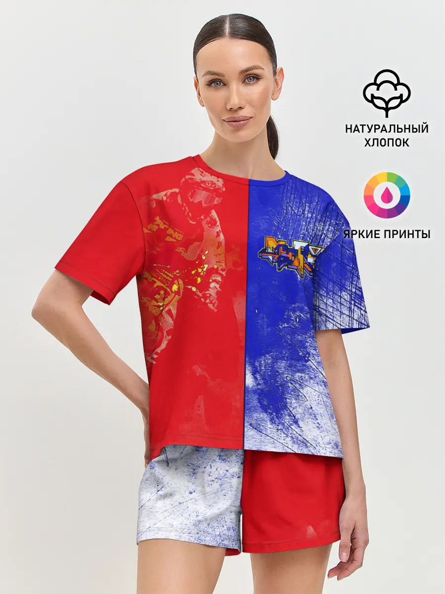 Женская пижама с шортами / На самый вверх