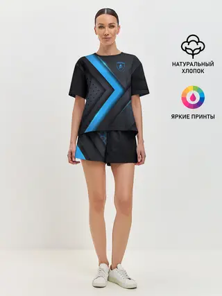 Женская пижама с шортами / Lamborghini