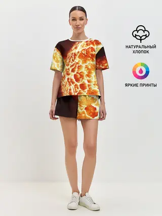 Женская пижама с шортами / Космический объект