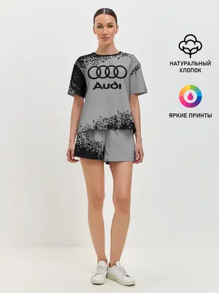 Женская пижама с шортами / AUDI / АУДИ