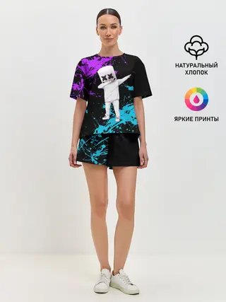 Женская пижама с шортами / MARSHMELLO