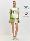 Женская пижама с шортами / Авокадо