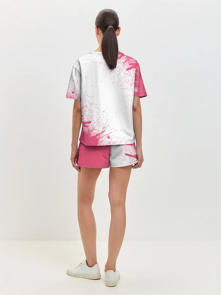 Женская пижама с шортами / Авокадо