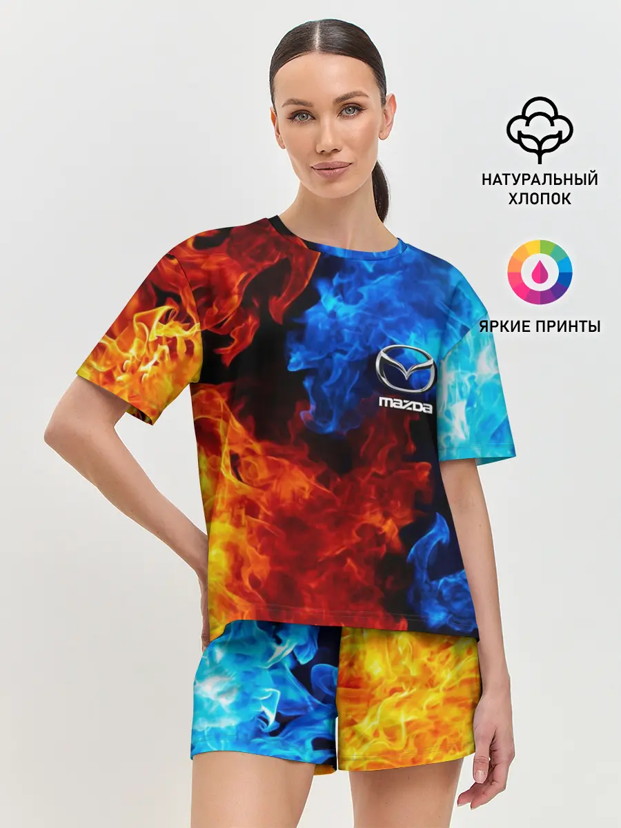 Женская пижама с шортами / MAZDA