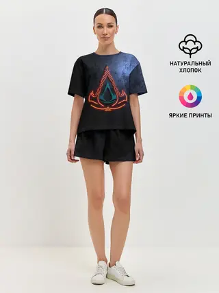 Женская пижама с шортами / Assassins Creed Valhalla